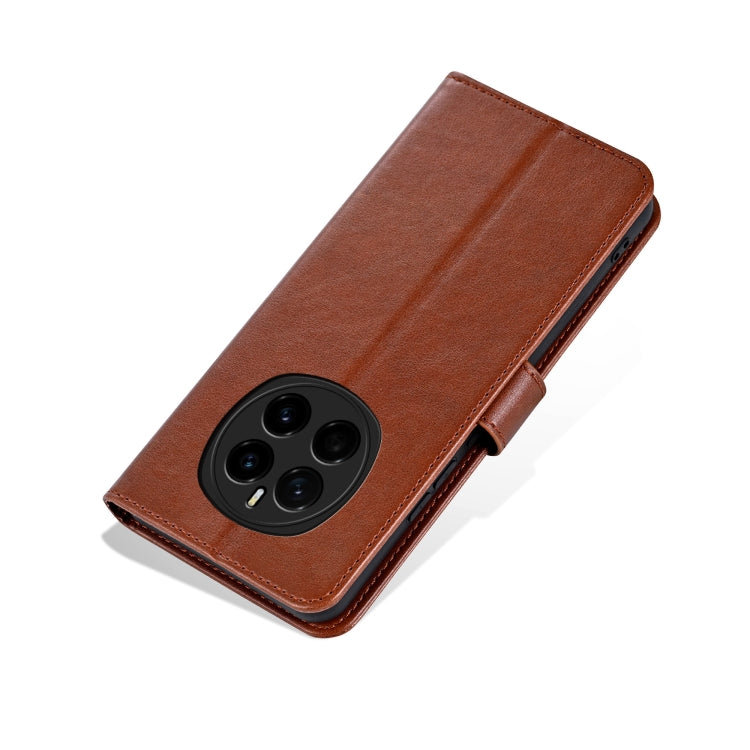 For Honor Magic7 AZNS Sheepskin Texture Flip Leather Phone Case(Brown)