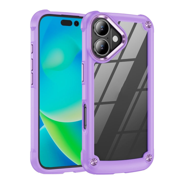 TPU + PC Lens Protection Phone Case, For iPhone Air, For iPhone 16 Pro Max, For iPhone 16 Pro, For iPhone 16 Plus