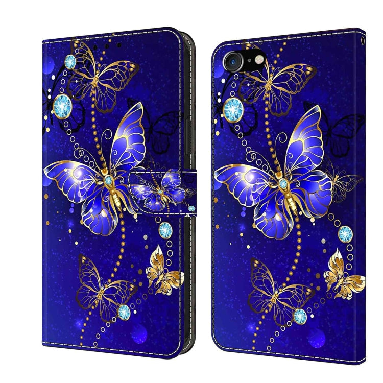 Crystal 3D Shockproof Protective Leather Phone Case, For iPhone 6 Plus / 7 Plus / 8 Plus