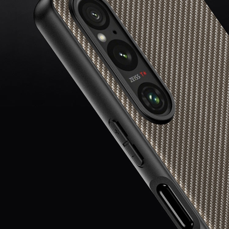 Ultra-thin Carbon Fiber Texture Printing Phone Case, For Sony Xperia 1 V