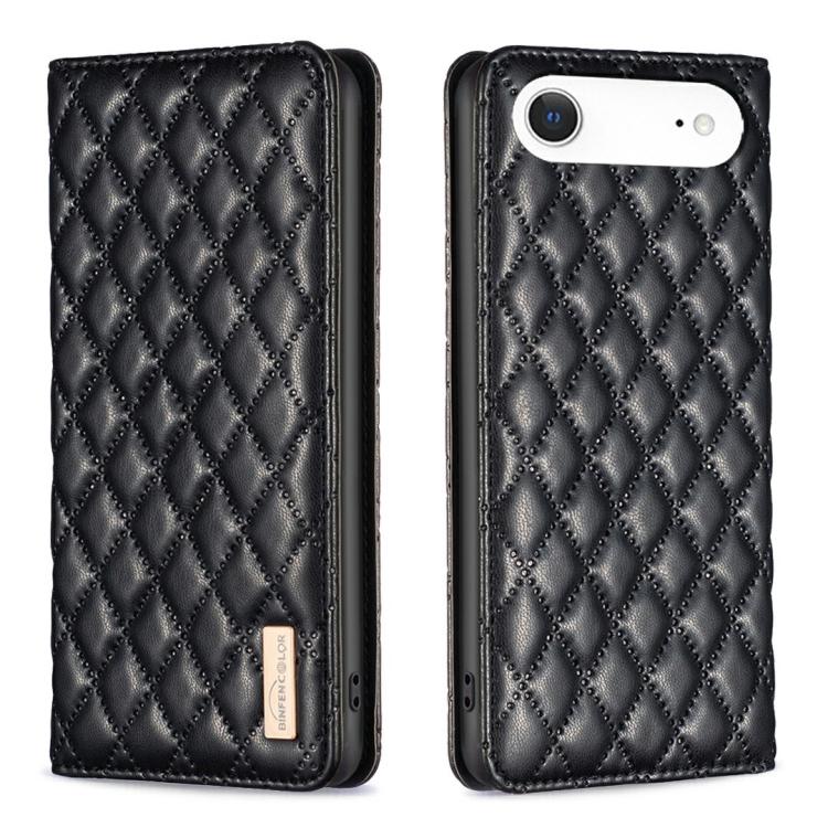 Diamond Lattice Magnetic Leather Flip Phone Case, For iPhone 17 Pro Max, For iPhone 17 Pro, For iPhone 17, For iPhone Air