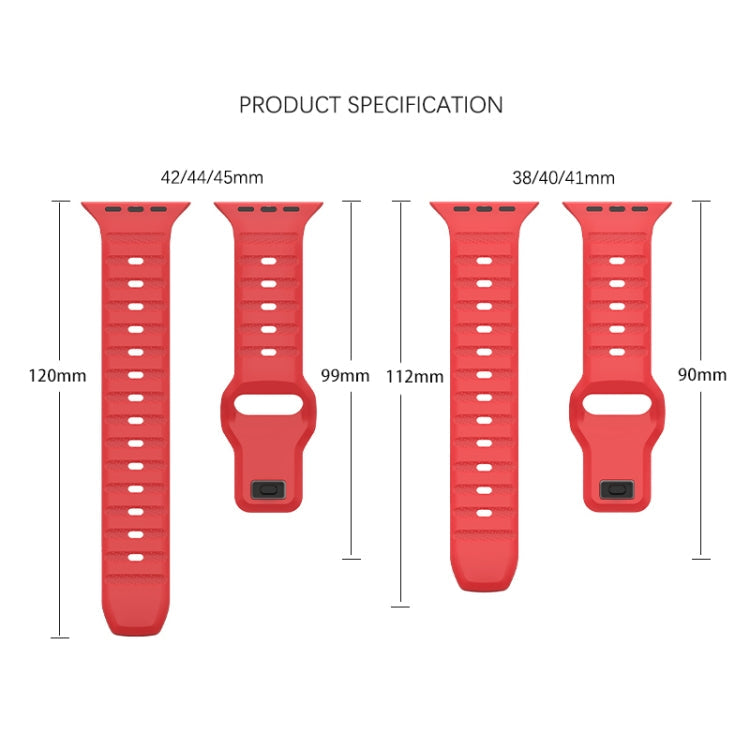 Dot Texture Fluororubber Watch Band, For Apple Watch SE 2022 44mm, For Apple Watch 9 41mm, For Apple Watch 7 41mm, For Apple Watch 7 45mm