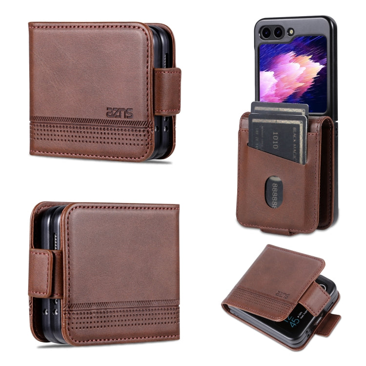 AZNS Magnetic Calf Texture Flip Leather Phone Case, For Galaxy Z Fold8 5G, For Galaxy Z Fold8 Ultra 5G, For Galaxy Z Flip8 5G, For Samsung Galaxy Z Flip7 FE / Flip6