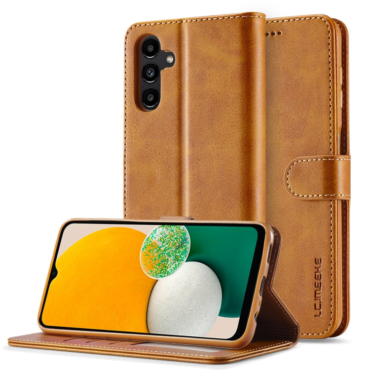 LC.IMEEKE Calf Texture Leather Phone Case, For Samsung Galaxy A15 5G, For Samsung Galaxy A25