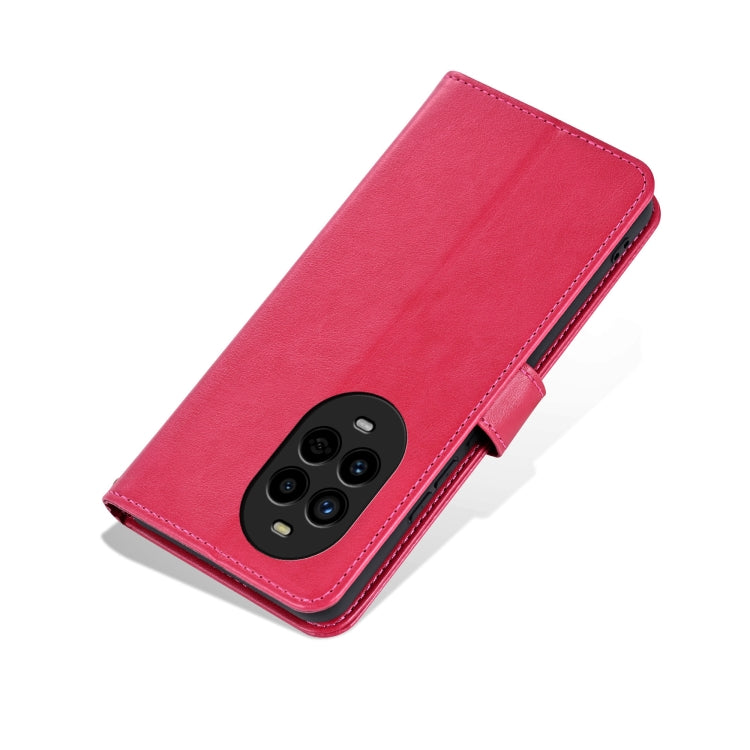 For Huawei nova13 Pro AZNS Sheepskin Texture Flip Leather Phone Case(Red)