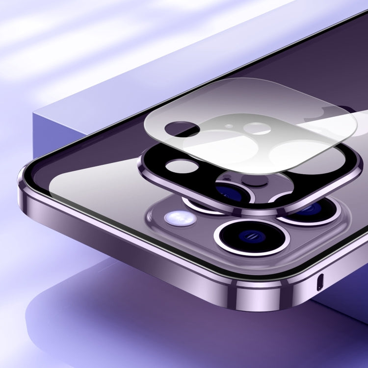 Magnetic Double-buckle HD Tempered Glass Phone Case, For iPhone 11 Pro Max, For iPhone 11, For iPhone 11 Pro