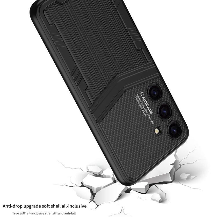 For Samsung Galaxy S24+ 5G GKK TPU + PU Full Coverage Phone Case(Alligator Texture)