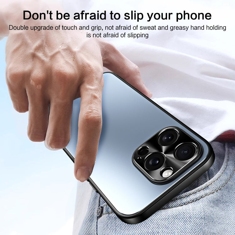 R-JUST RJ-61 Electroplating Frosted TPU + PC Phone Case, For iPhone 14 Pro, For iPhone 14 Pro Max, For iPhone 13 Pro Max, For iPhone 13 Pro, For iPhone 13, For iPhone 12 Pro Max