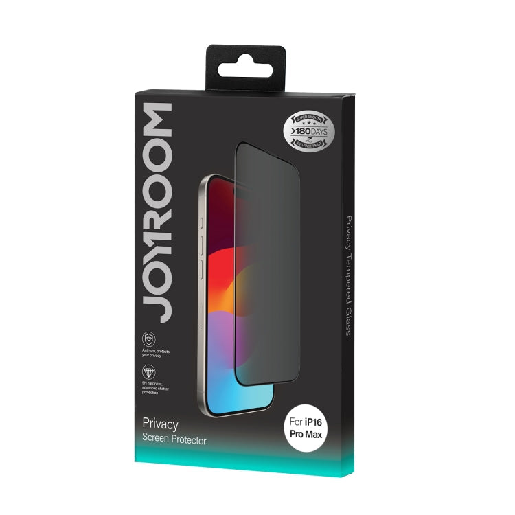 For iPhone 16 / 15 JOYROOM Zero Sense Series 2.5D Full Screen Privacy Tempered Glass Film
