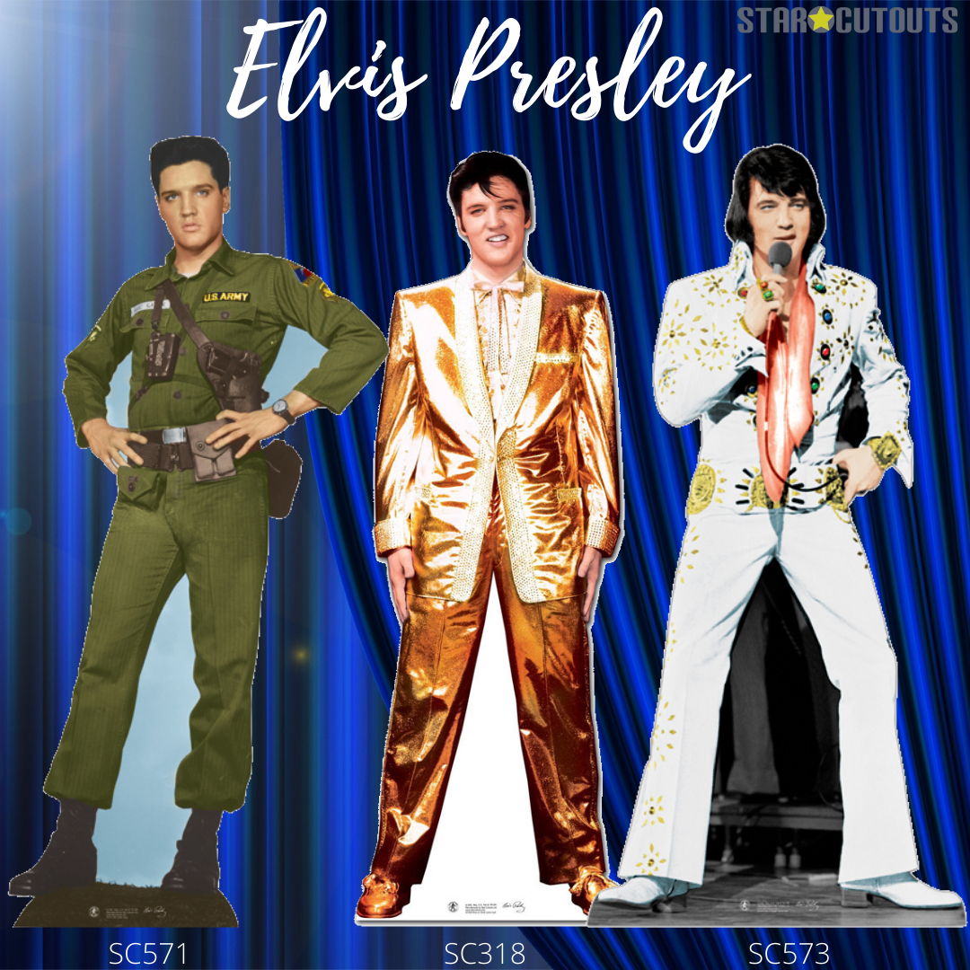 SC2203 Elvis Presley Stand In Cardboard Cut Out Height 182cm