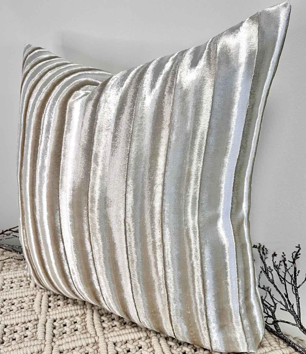 The Couture Cushion - The Champagne Brioni - Style No. 215