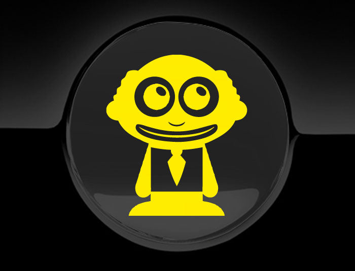 Adorable Grandpa Fuel Cap Car Sticker
