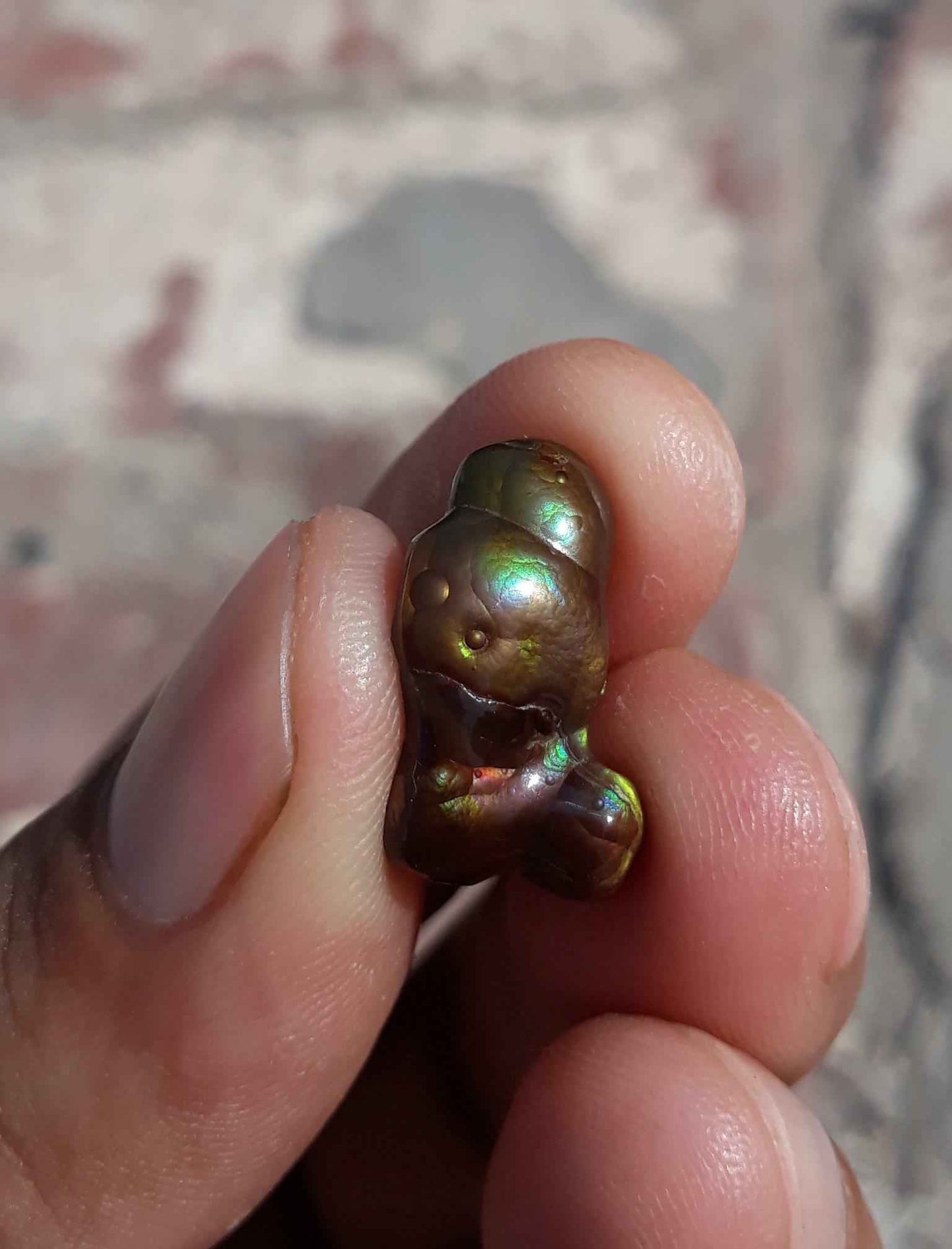 9.2ct Mexican Fire Agate, Rare Fire Agate, Polished fire agate - Perfect gemstone Gift, Dimensions 18 x 11 mm