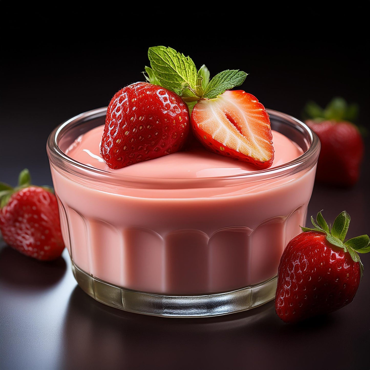 Strawberry Custard Food Flavouring - Professional High Strength - 1 Litre