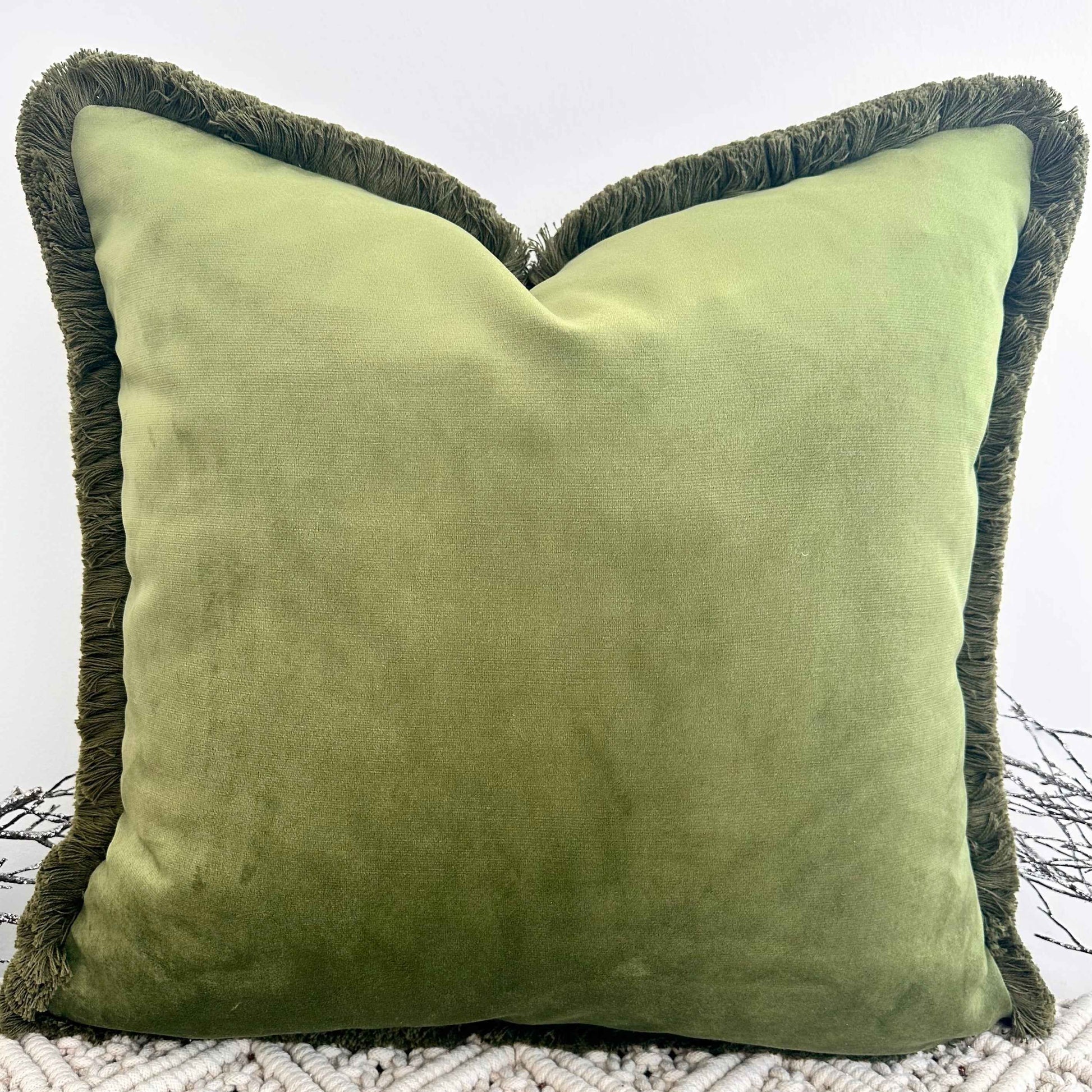 The Couture Cushion - The Forest Green Varley - Style No. 210