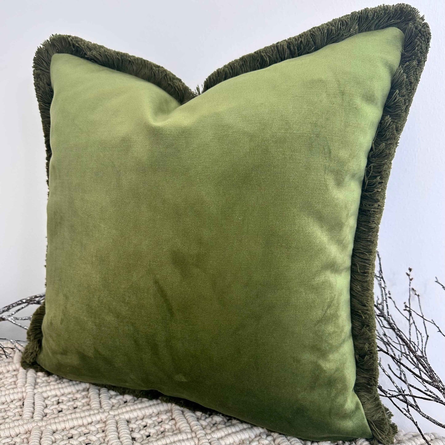 The Couture Cushion - The Forest Green Varley - Style No. 210