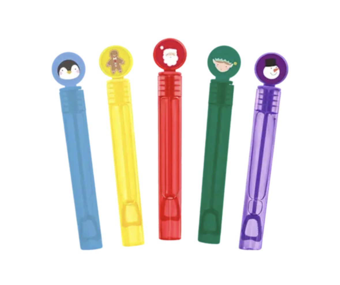 Christmas character mini bubble tube 10 pack