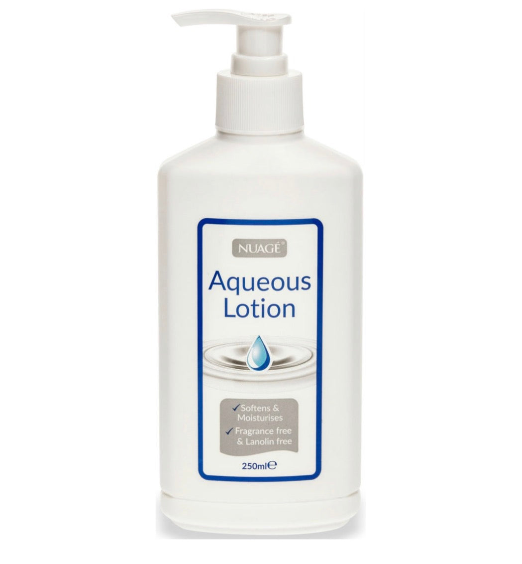 Nuage aqueous lotion with pump dispenser