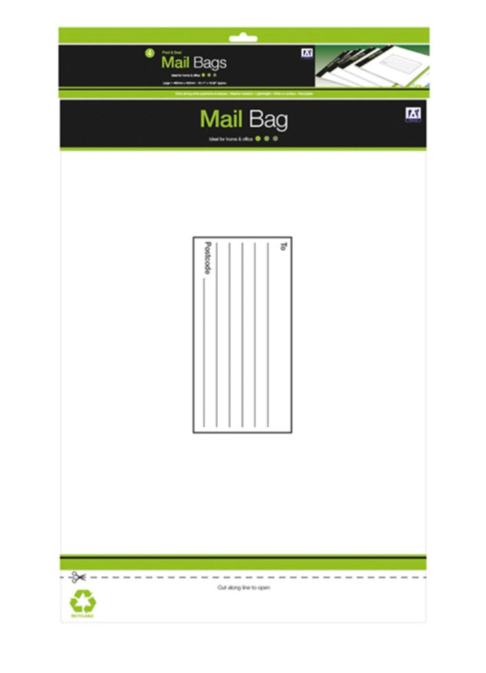 XL mailing bags - 46x43cm 4 pack