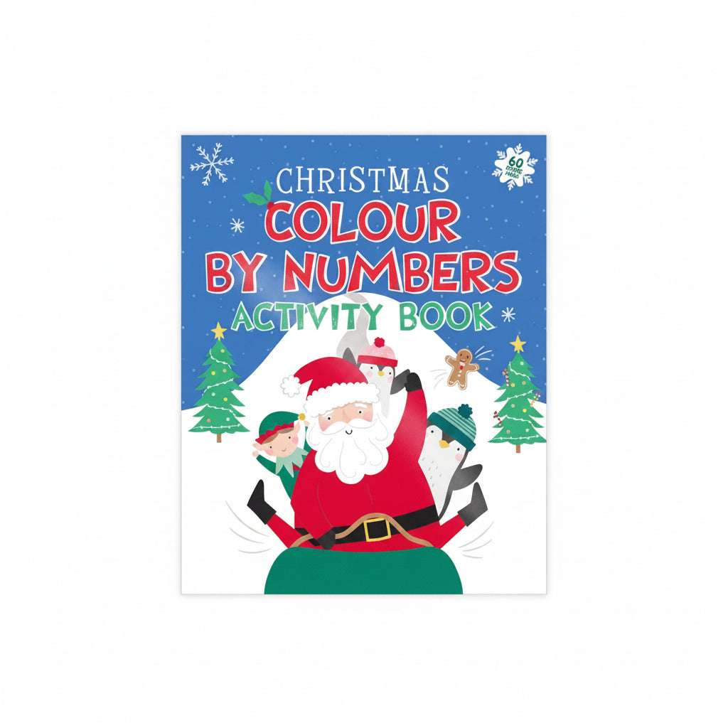 Christmas colour by numbers activity book