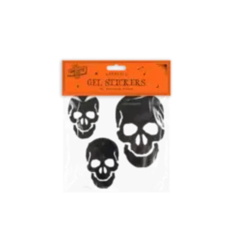 Halloween gel window stickers