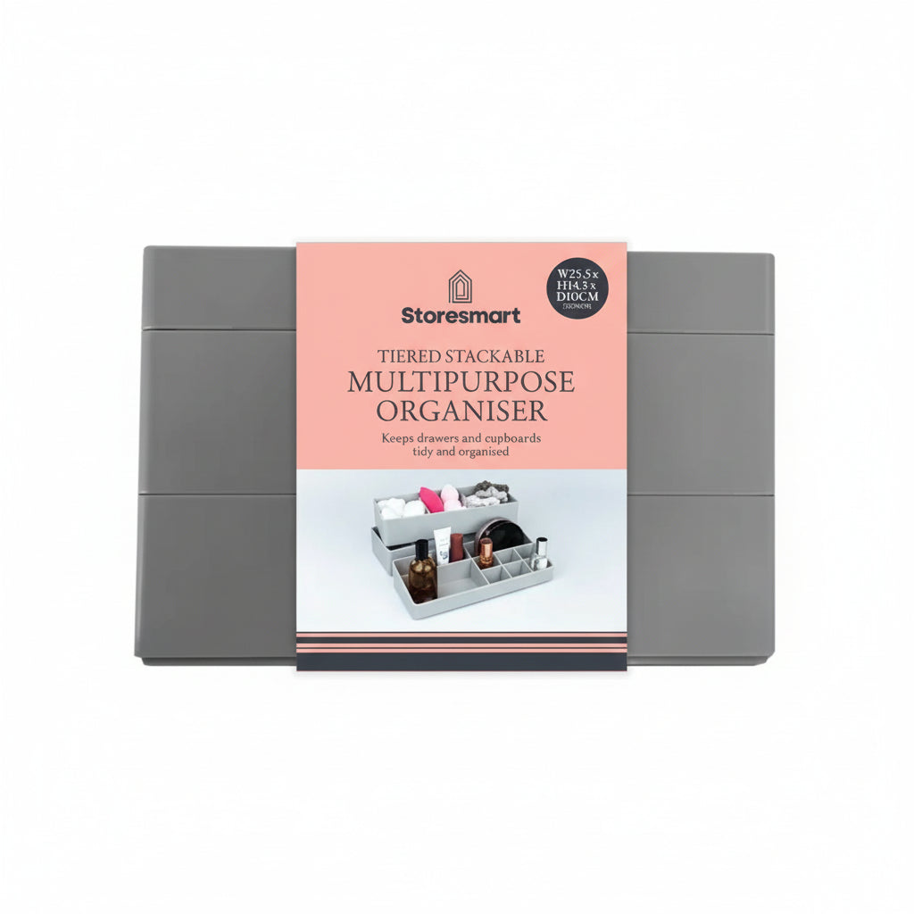 3-tier stackable multiple organiser