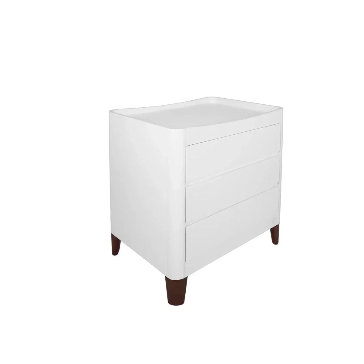 Gaia Baby Serena Dresser - White/Walnut
