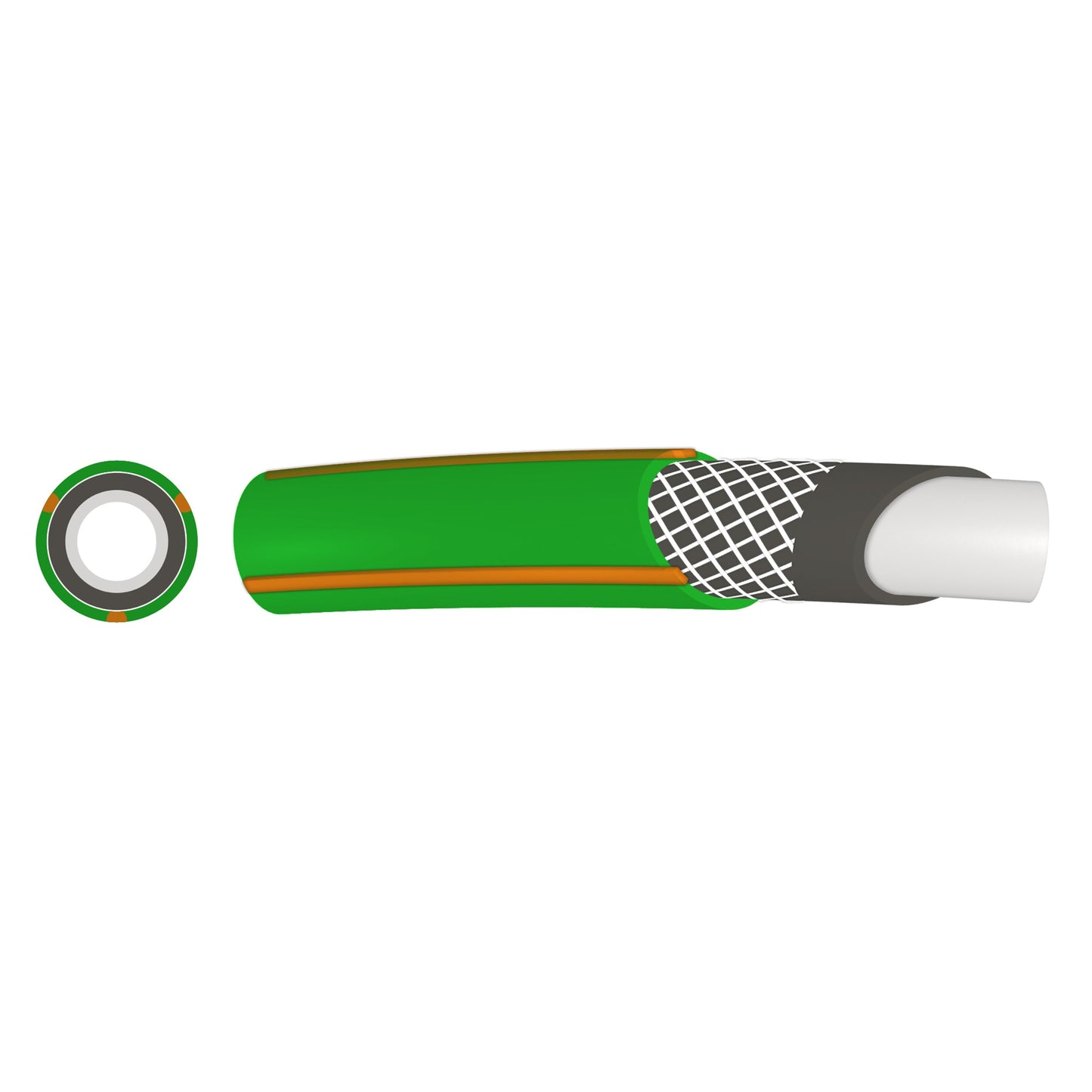 Garden Hose Economy 4-Layer 1/2" Pipe