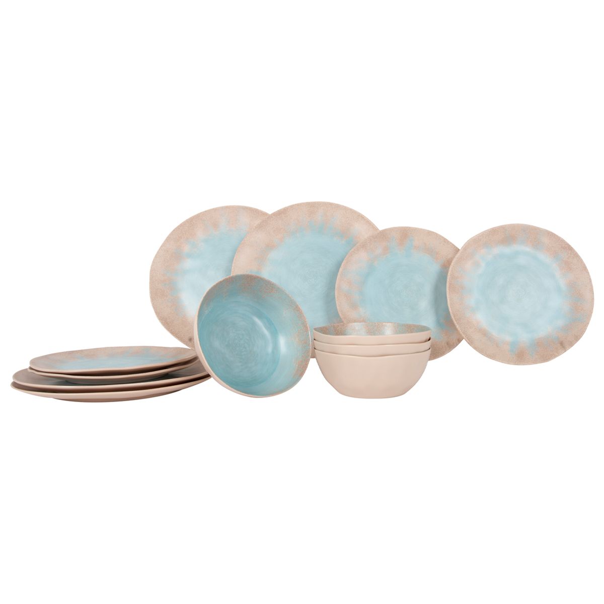 Gimex Stone Line Tableware Beige (12 Pieces)
