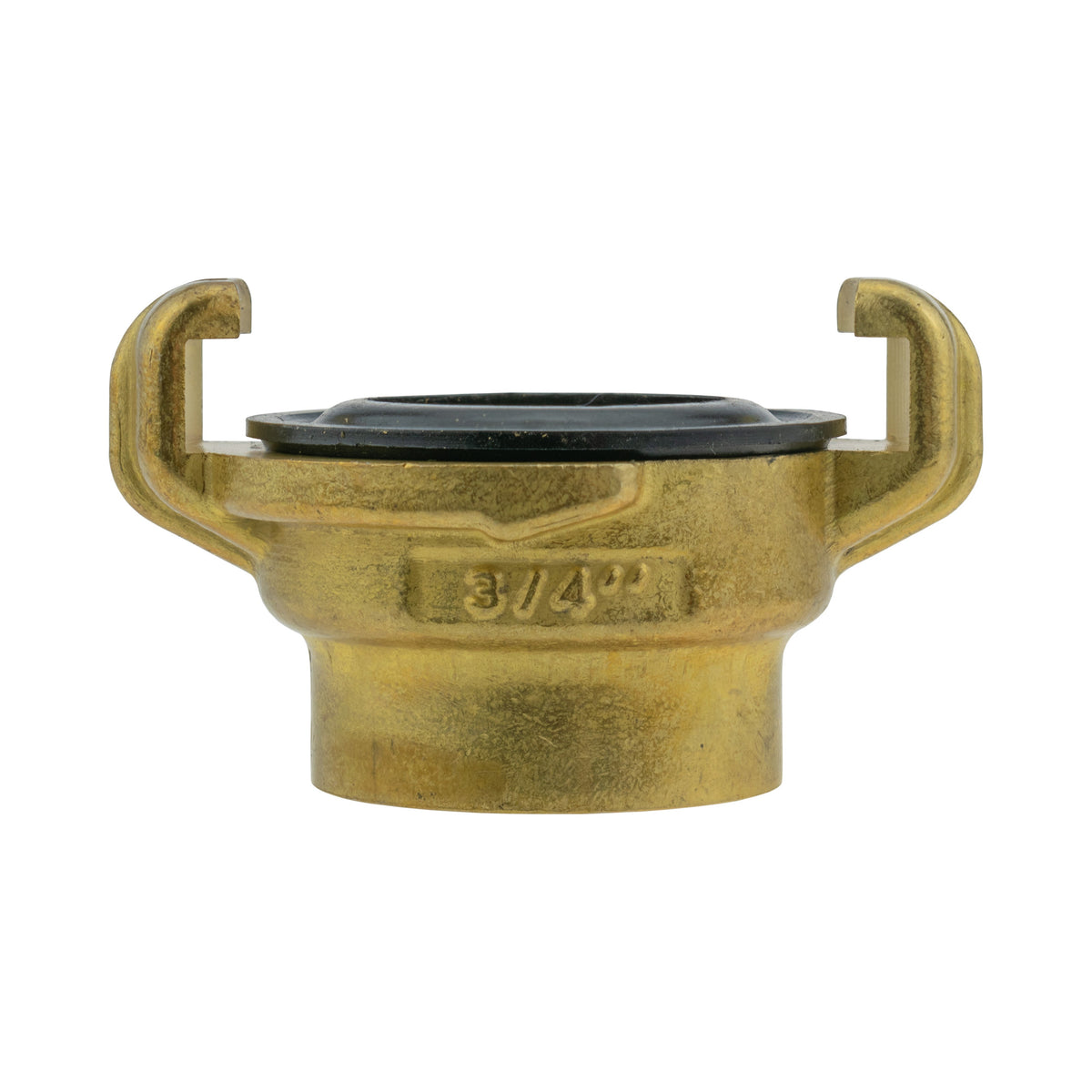 Hose Connector Blue with In-Line BSPM Valve and Geka Type Connector
