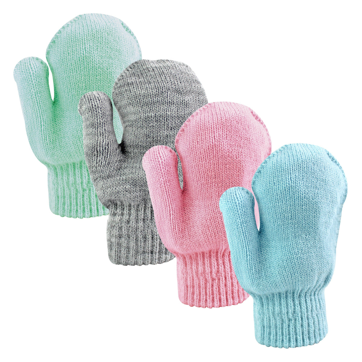 4 Pack Cute Baby Mittens for Winter | Baby Boys & Girls Gloves