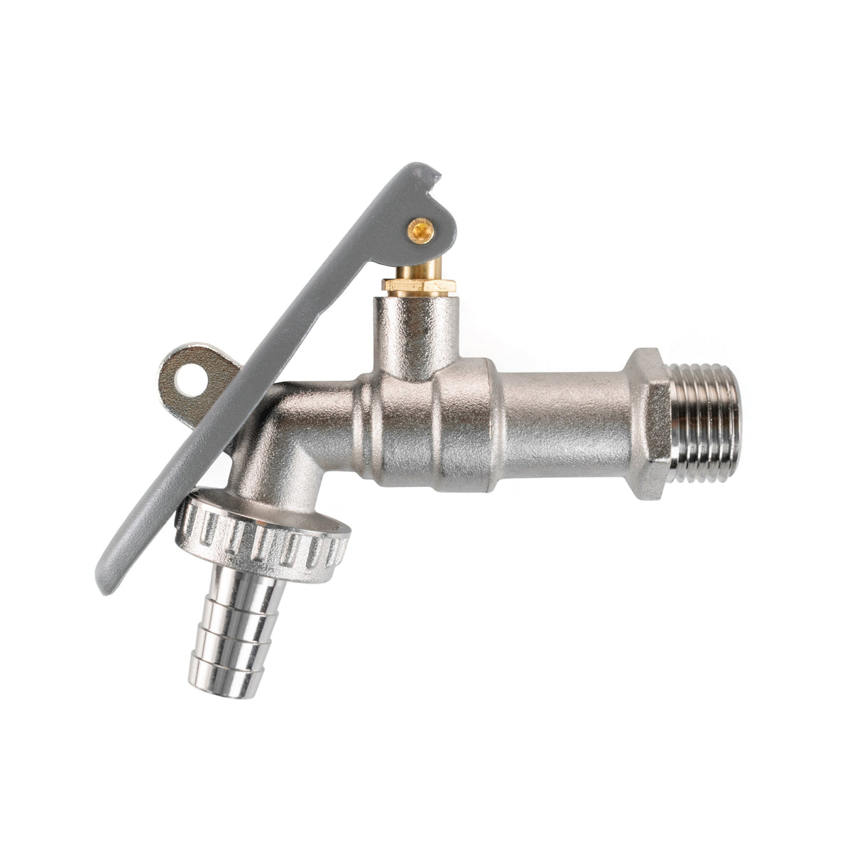 IBC 2” S60X6 – ½” BSP Extender Adaptor with Lever Tap Hose Barb and Lever Lock