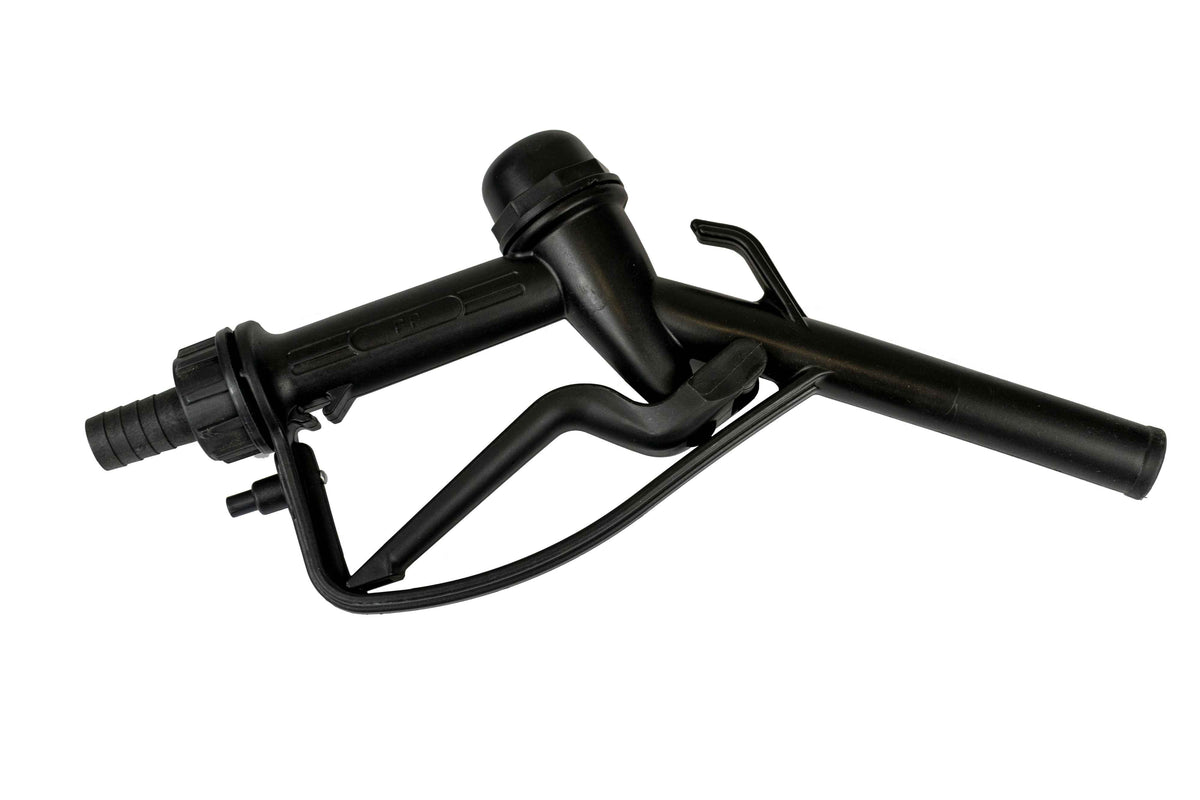 Fuel Gun Black 3/4in Barb Inlet - 25mm Outlet Barb Connector Winter Vehicle Tool