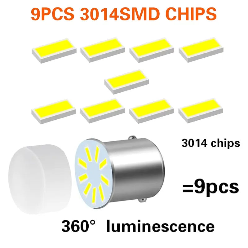 1 PCS P21/5W Ba15S 1156 LED Bulb