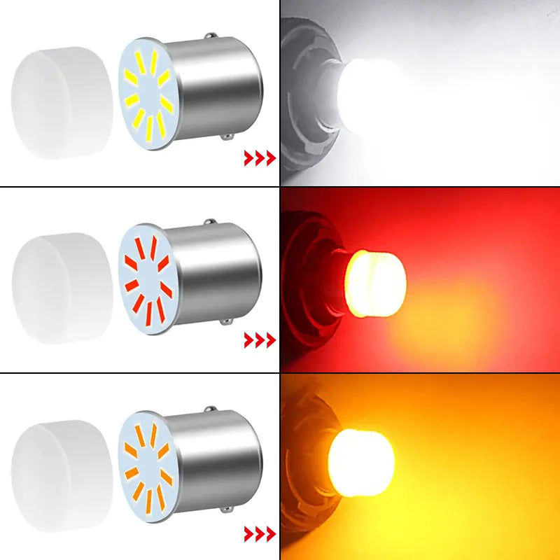 1 PCS P21/5W Ba15S 1156 LED Bulb