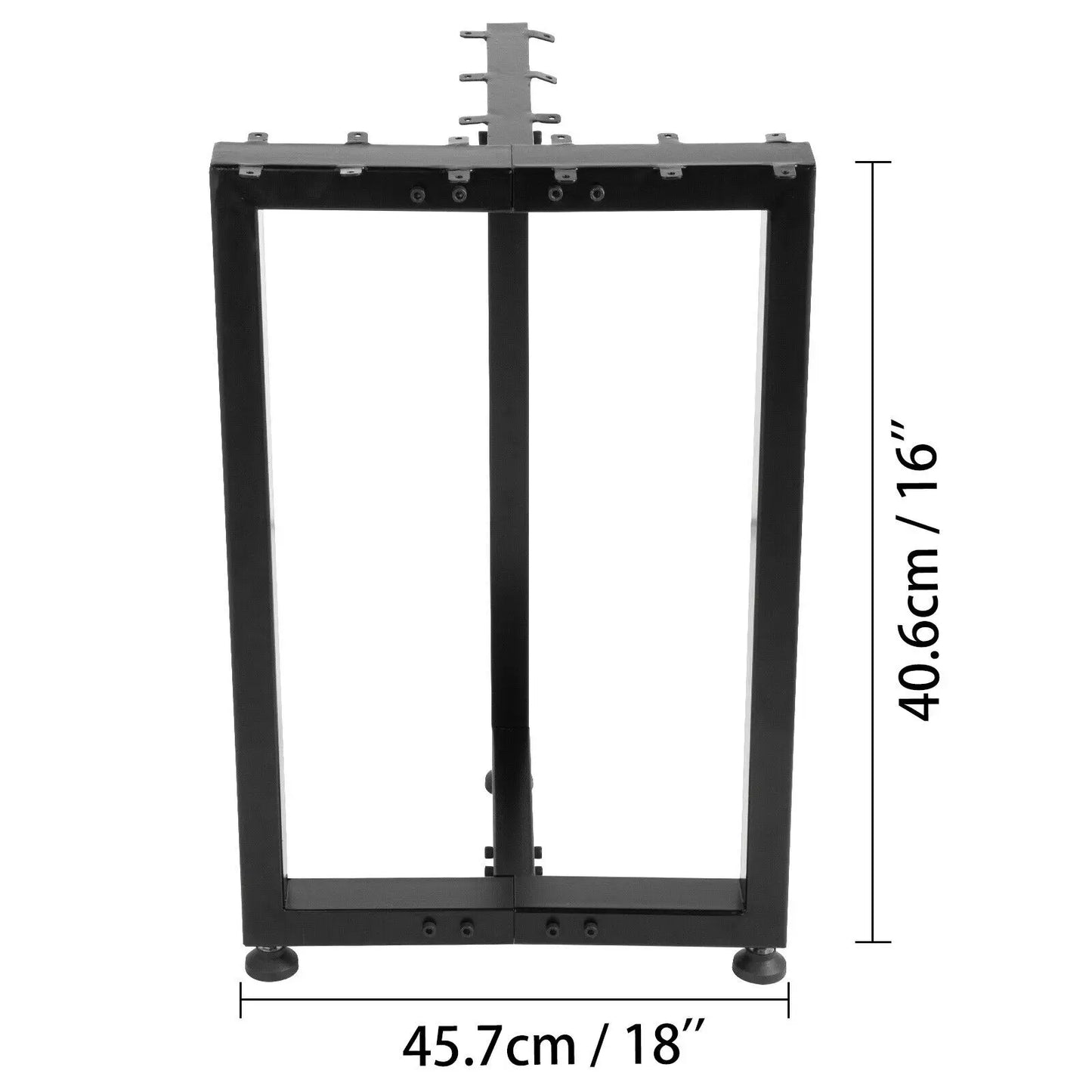 VEVOR 2PCS Metal Table Legs T-Shaped Heavy Duty Industry Desk Table Bench Legs Industrial DIY Coffee Table Adjustable Removable