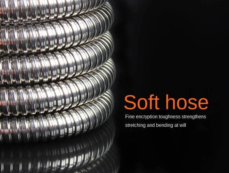 1 / 1.5/2/3/4/5/10 M Shower Pipe Shower Head Water Heater Stainless Steel Hose General Metal Hose Hose Water Softener