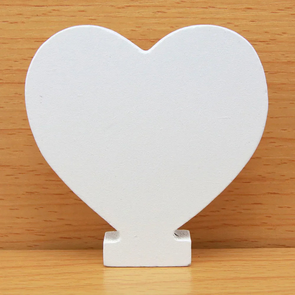8 CM White Wooden Letters