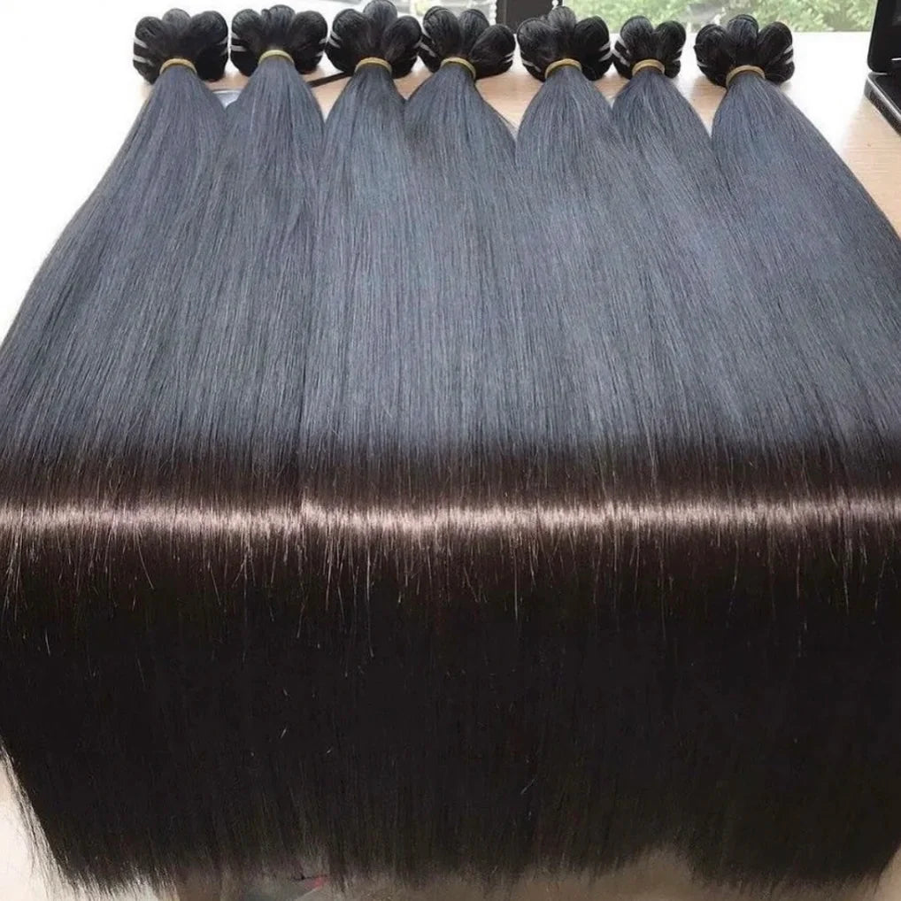 100% Human Hair Raw Cambodian Hair Bundles Vendor Wholesale Vietnamese Cuticle Aligned Raw Hair Bundle