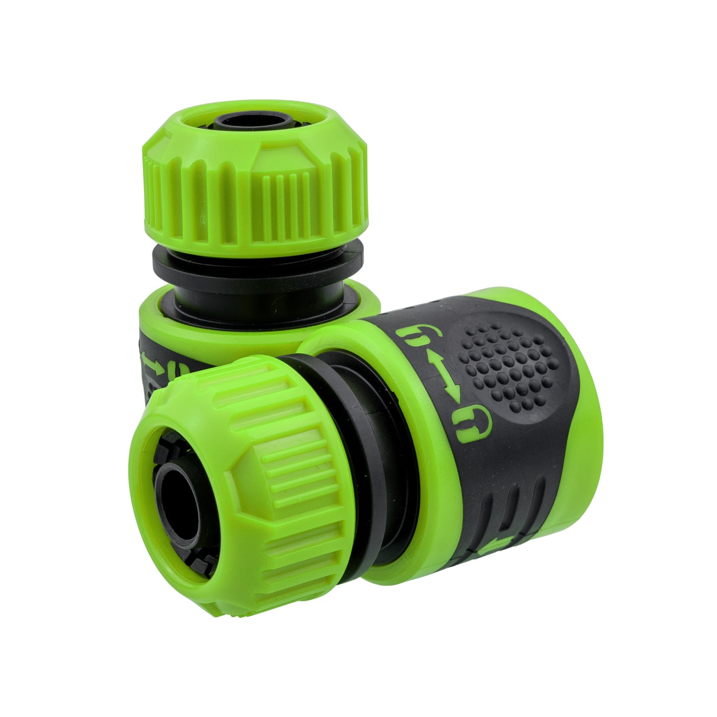 Premium Garden Hose Green with Green Lock Connectors for Drip Irrigation Fitting