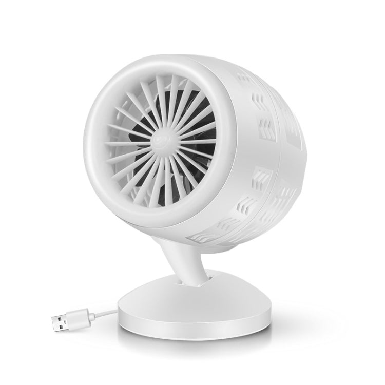 Portable Adjustable Mini USB Charging Air Convection Cycle Desktop Electric Fan Air Cooler, Support 2 Speed Control
