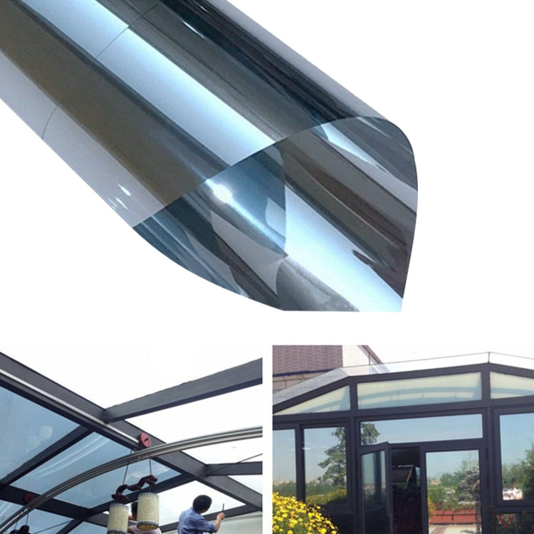 UV Reflective One Way Privacy Decoration Glass Window Film Sticker, Width: 40cm, Length: 1m, Width: 40cm