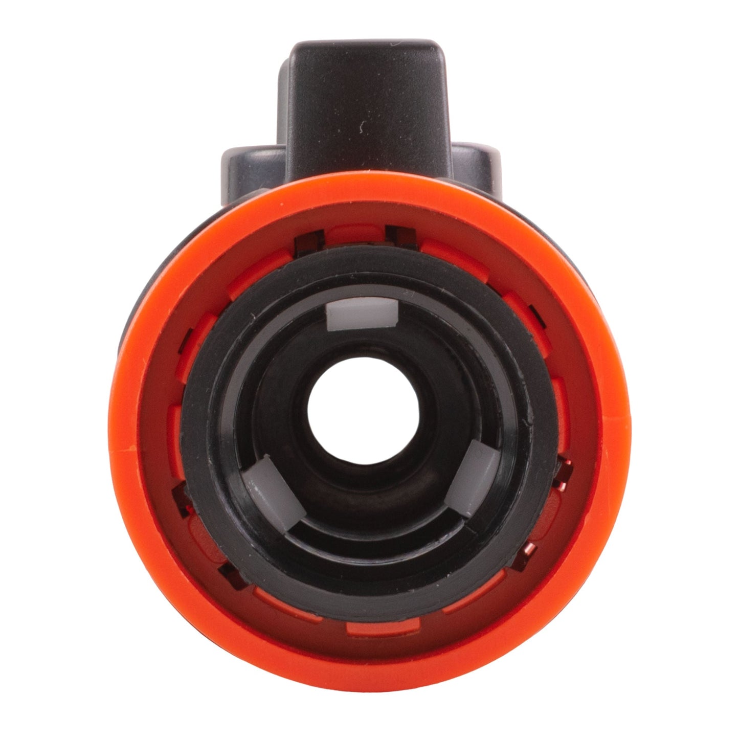 In Line Soft Touch Valve Snap-On Female Black Garden Hose Pipe Hose Pipe Fitting
