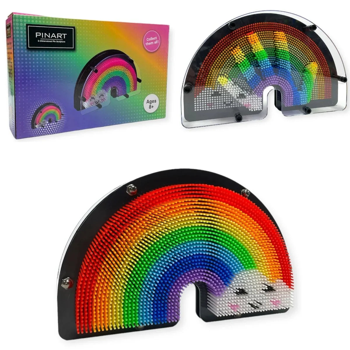 26CM RAINBOW SHAPED PIN ART