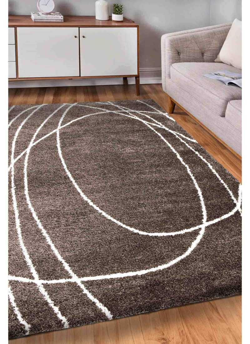 Halo Squiggle Rug – Soft Striped Eco-Friendly Rug