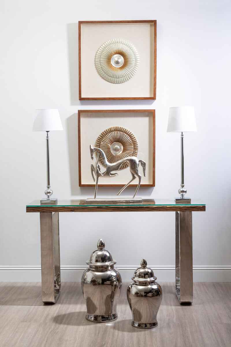 Kensington Townhouse Small Ceramic Silver Jar