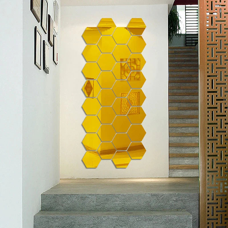 3D Mirror Wall Sticker