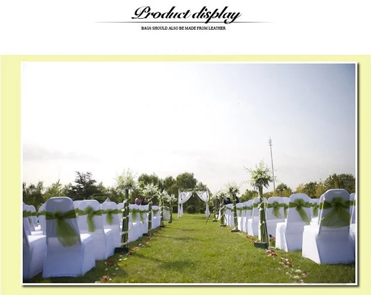 Grainbuds Wedding Dinning Chair Seat Covers High Stretch Solid Color Hotel Banquet Seat Cover Stretch Event Party Polyester Set