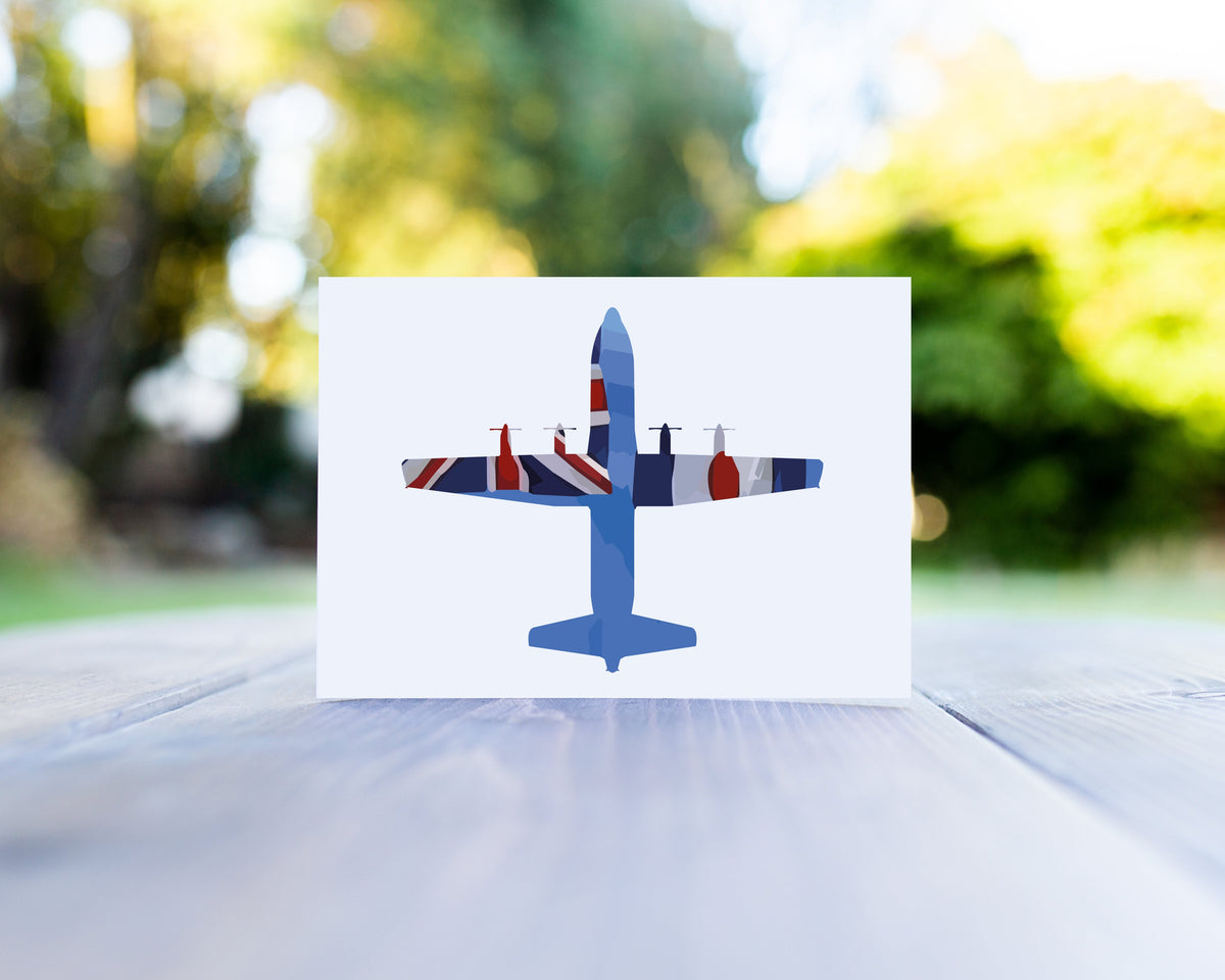 Hercules RAF Ensign Greeting Card