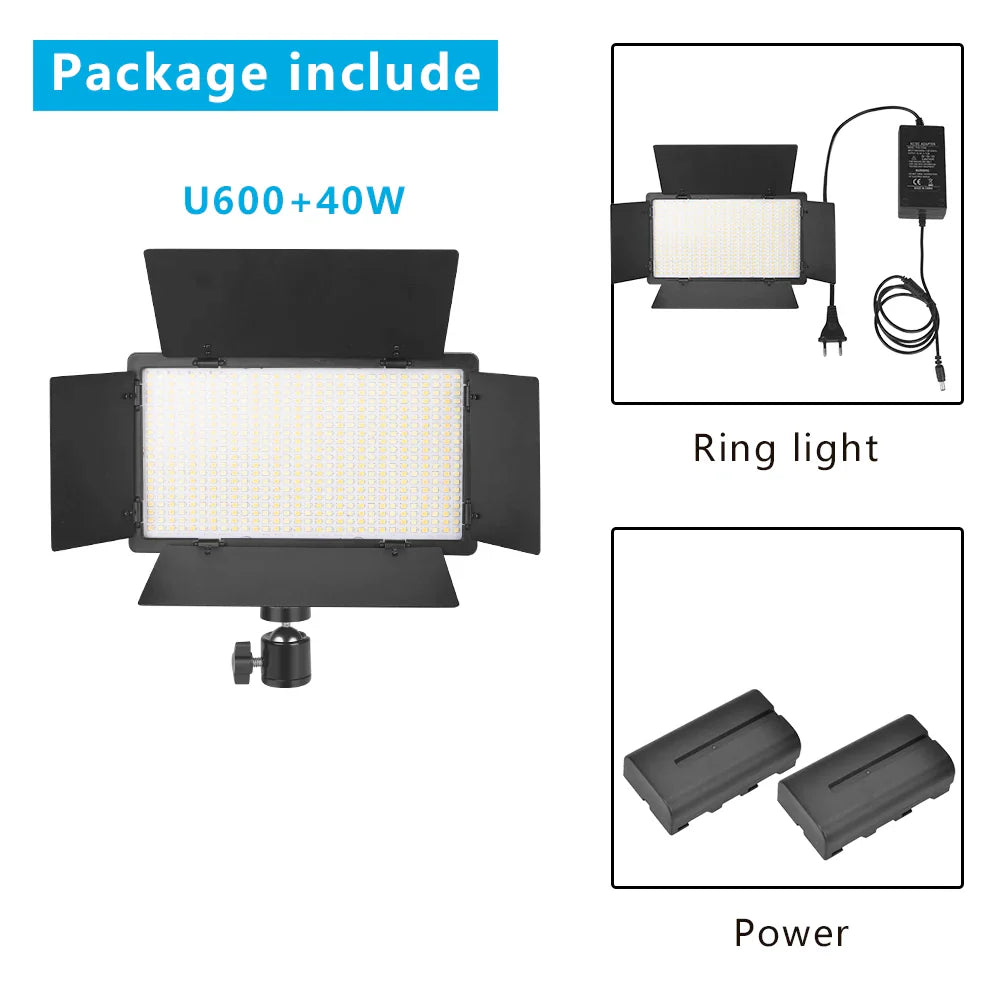LED Photo Studio Light for Tiktok Youbute Game Live Video Lighting Portable